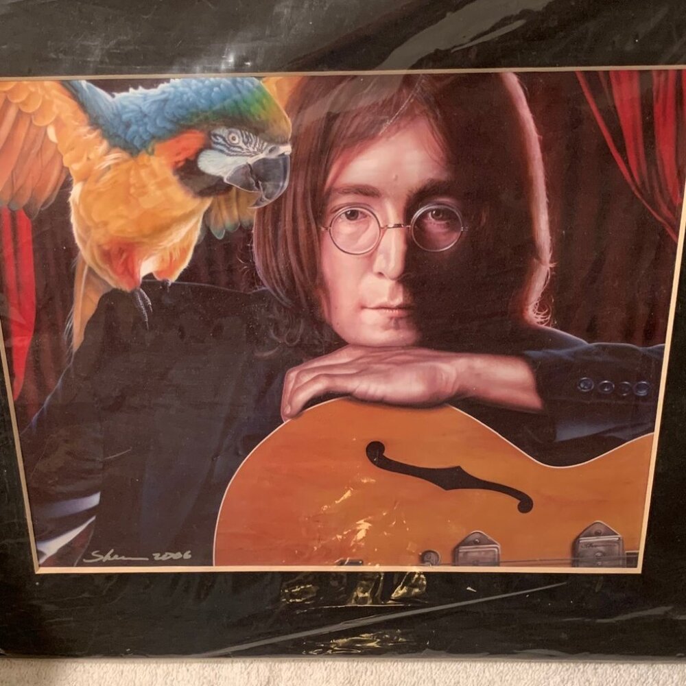 John Lennon portrait by Shannon (2006). *HP*